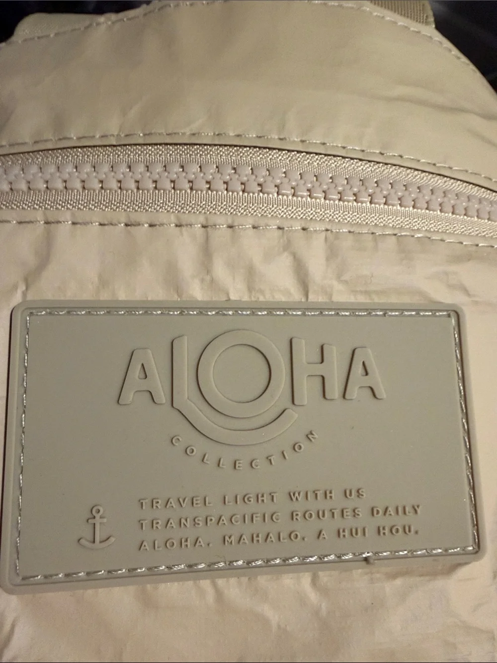 ALOHA Collection Beige splash proof crossbody